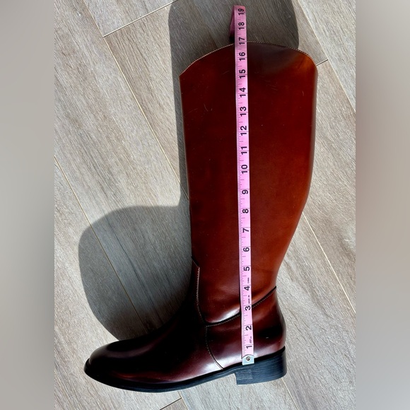 New Amendment Drotning WIDE CALF Riding Boot In Brown - Picture 9 of 10